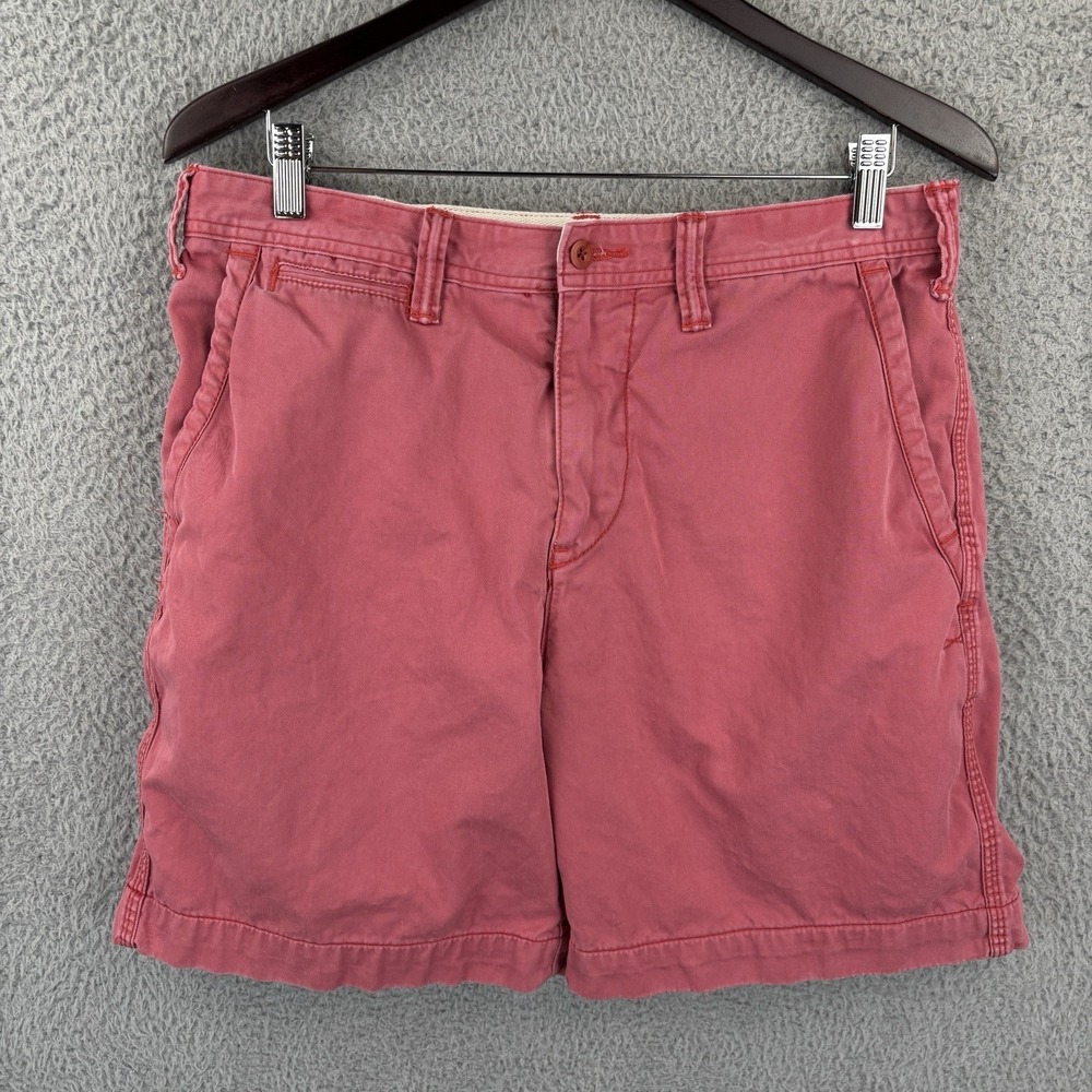 Polo Ralph Lauren Chino Shorts Mens 32 Pink Mauve Navy Pony Preppy Golf Cotton